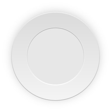 beyaz arkaplan üzerindeki plaka