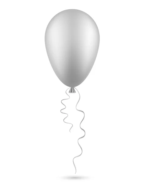 Ballon isolé sur fond blanc — Image vectorielle