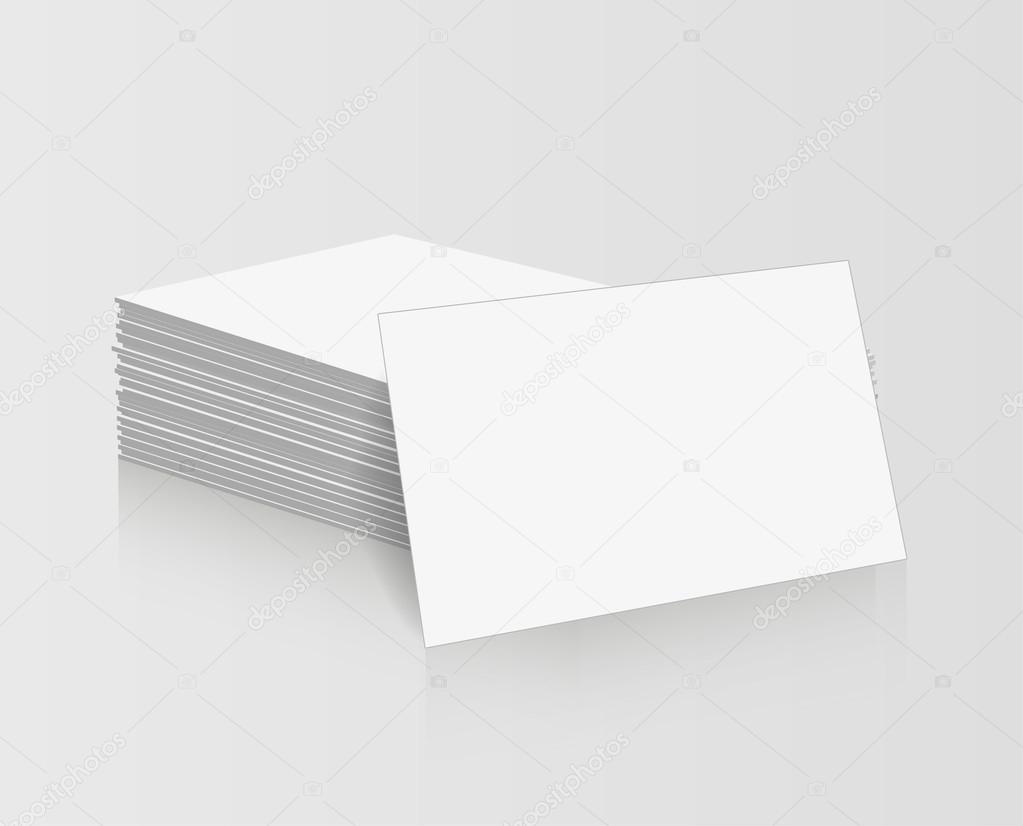 Download Business cards blank mockup - template — Stock Vector © urfingus #61908037