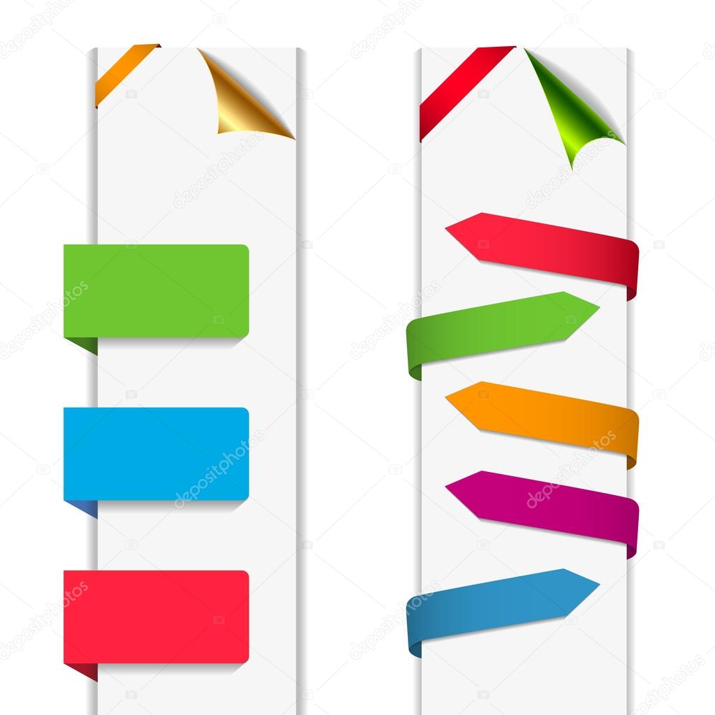 Colorful web stickers, tags and labels collection. Colorful Web Stickers, Tags and Labels