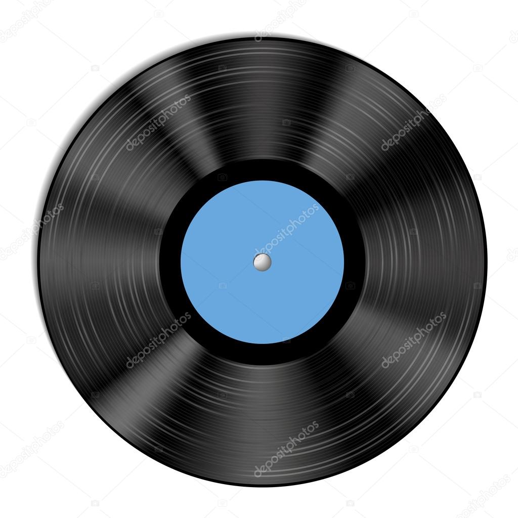 Download Vector illustration of a vinyl record. — Stock Vector ...