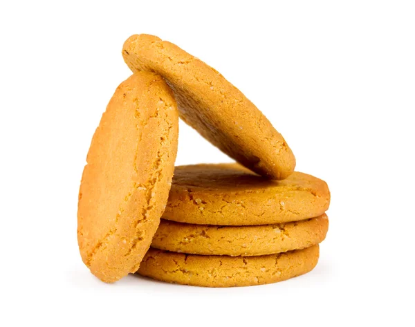 Cookies på en vit bakrund — Stockfoto