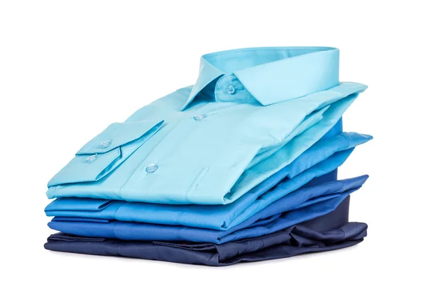 Stack of Shirts, Isolated over white — Stock Photo, Image