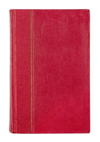 Vintage red book isolated on white background — Stock Photo, Image