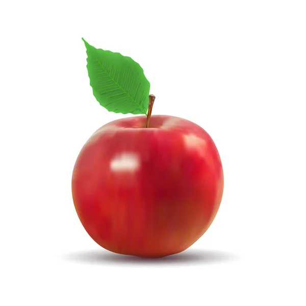 Manzana. Icono del vector . — Vector de stock