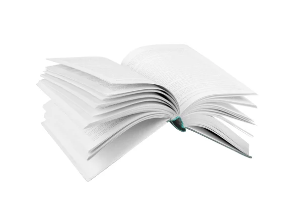 Flying book isolated on a white — Stock Photo, Image