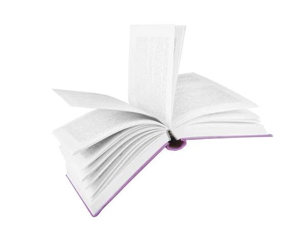 Flying book isolated on a white — Stock Photo, Image