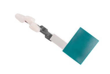 Diş araç üzerinde beyaz izole