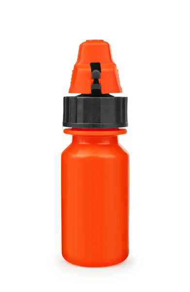 Orange medicine bottle on an isolated white background — Stock Photo, Image