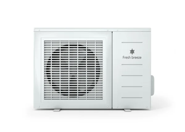 Air conditioner geïsoleerd op een witte achtergrond — Stockfoto