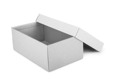 Beyaz arka plan üzerinde izole açılan kutusu