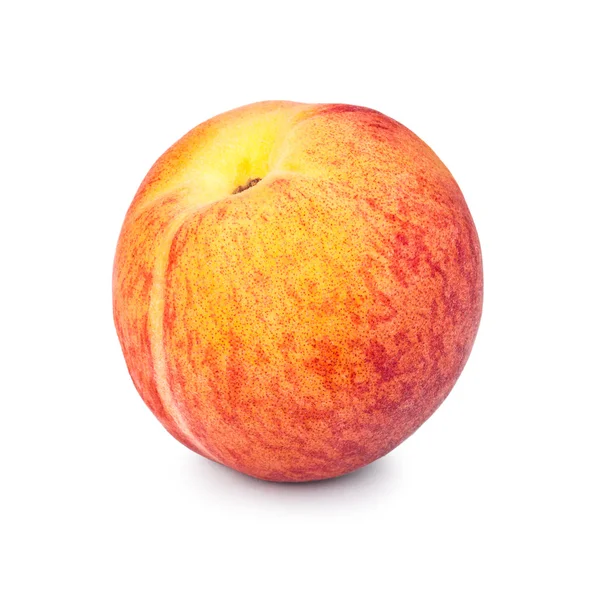 One ripe peach in closeup — Stock Photo, Image