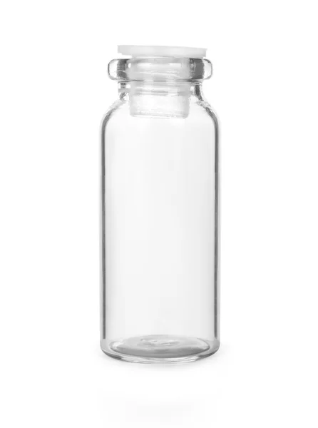 Ampolla médica aislada sobre fondo blanco — Foto de Stock