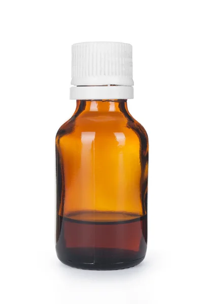 Medicinsk flaska brun färg — Stockfoto
