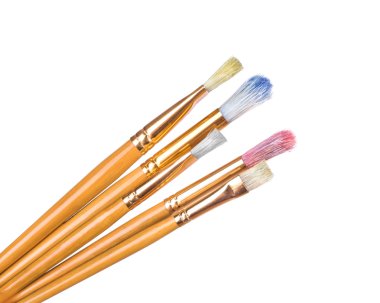 beyaz boya fırçaları