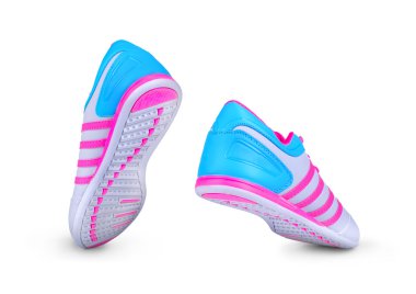 Yeni unbranded Koşu Ayakkabı, spor ayakkabı veya eğitmen üzerinde beyaz backgrou