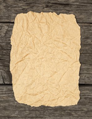 eski kağıt levha ahşap zemin üzerinde