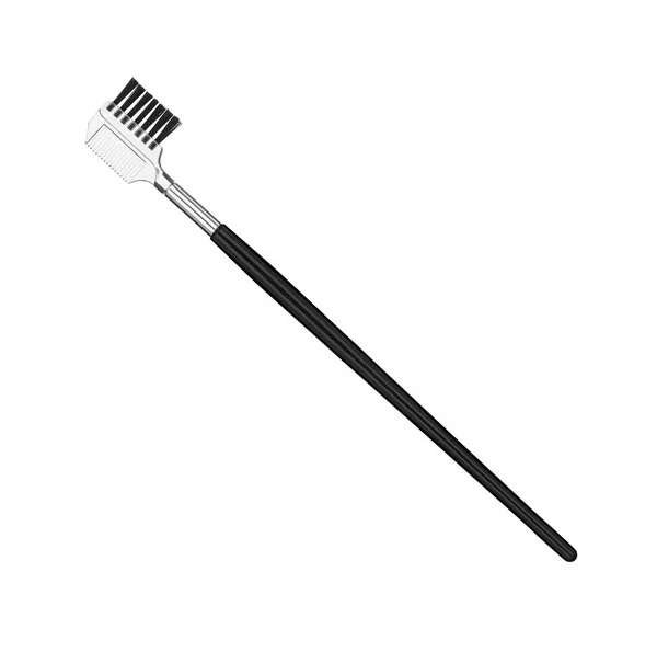 Brush to comb the eyebrows, isolated on white — Stock Photo, Image