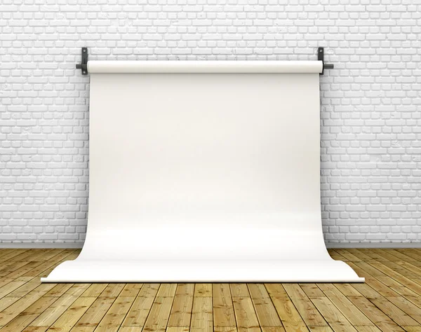 Hintergrundpapier im Fotostudio — Stockfoto