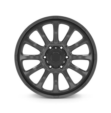 Araba tekerlek, beyaz arka plan üzerinde araba alaşım jant