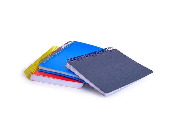 Notebooks on a white background — Stock Photo, Image