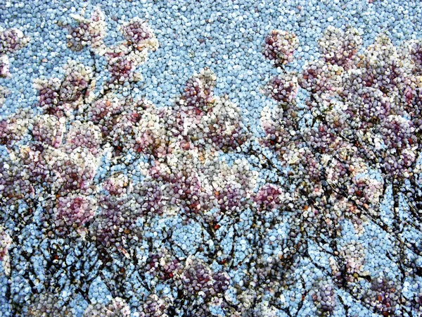 Текстурированный цветочный фон — стоковое фото