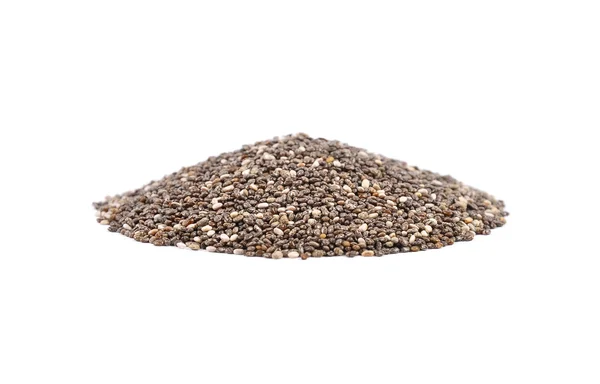 Chia seeds on white background — Stock Photo, Image