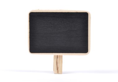 Bacak ile ahşap plaka