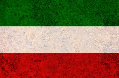 Kuzey Ren-Vestfalya bayrağı paslı metal