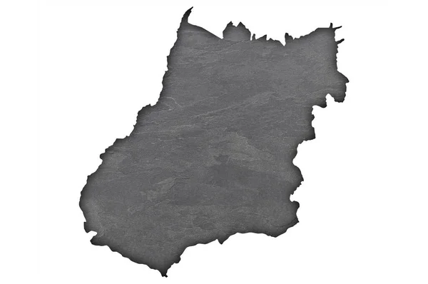 Map Goias Dark Slate — Stock Photo, Image