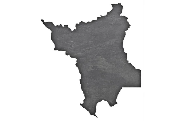 Karte Von Roraima Auf Dunklem Schiefer — Stockfoto