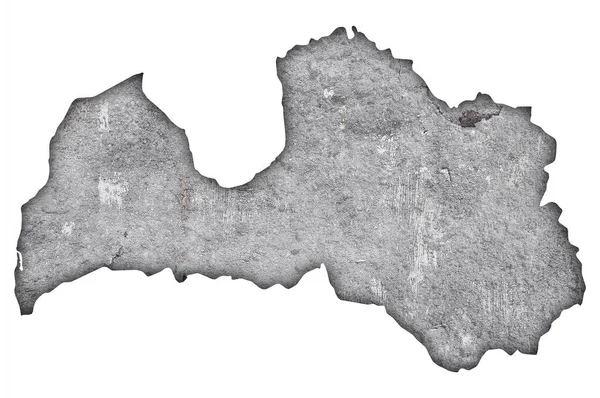 Latvian Kartta Haihtuvasta Betonista — kuvapankkivalokuva