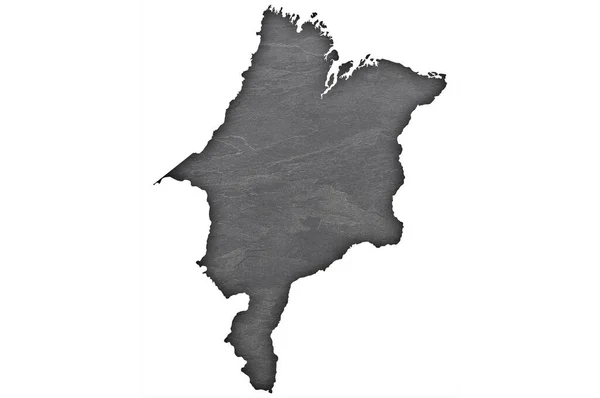 Карта Марангао Темному Аркуші — стокове фото