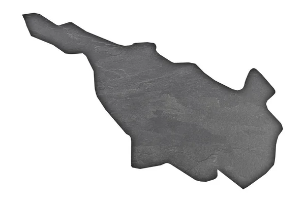 Карта Бремена Темном Листе — стоковое фото
