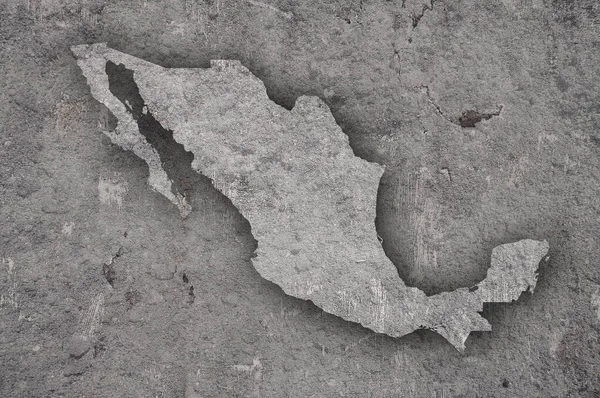 天気の良い日のメキシコ地図 — ストック写真