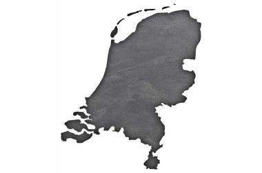 Hollanda Haritası Koyu Sayfa