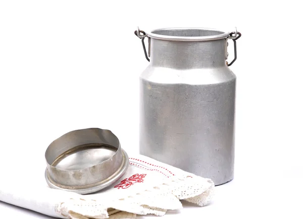 Milk can open — Stock Photo, Image