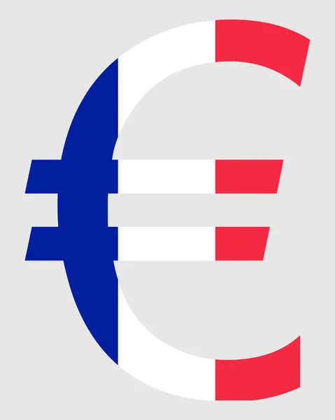 Euro français — Image vectorielle