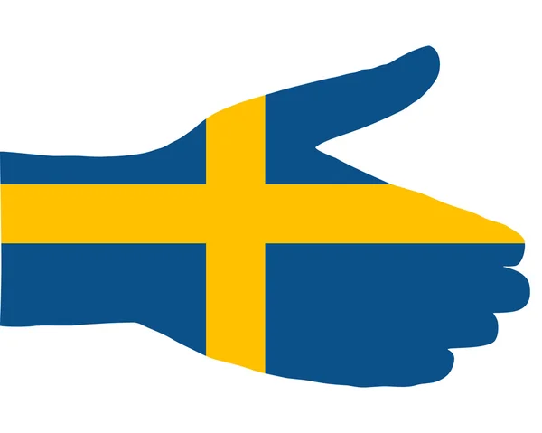 Шведська рукостискання — стоковий вектор