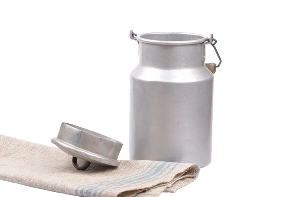 Milk can open — Stock Photo, Image