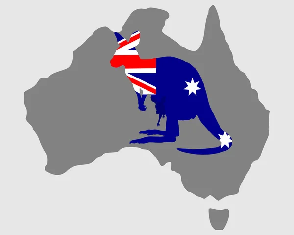 Avustralya kanguru — Stok Vektör