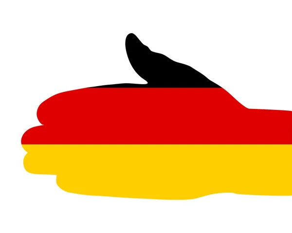 Alman el sıkışma — Stok Vektör
