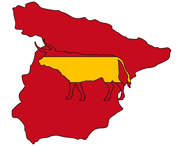 Toro español — Vector de stock