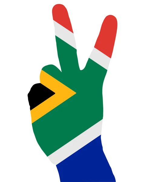 Señal dedo sudafricana — Archivo Imágenes Vectoriales