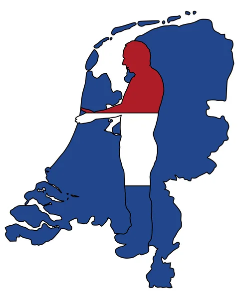Голландська рукостискання — стоковий вектор