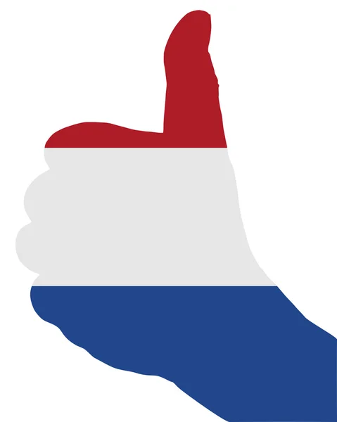 Dutch finger signal — Stock Vector