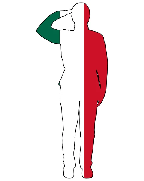 Saludo mexicano — Vector de stock