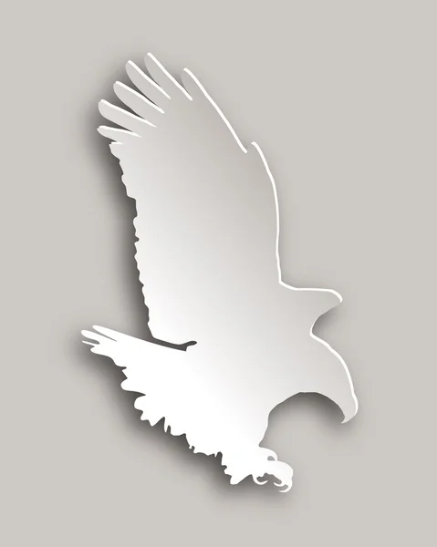 Águila negrita — Vector de stock