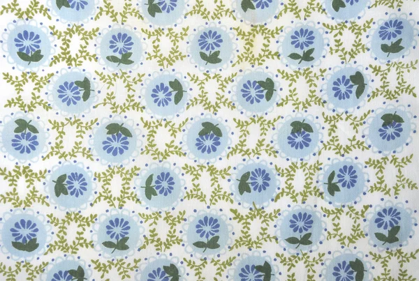 Cloth with flowers as background — Stock Photo, Image