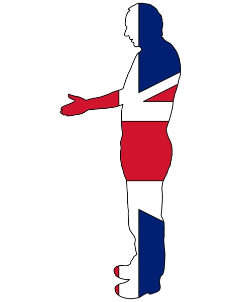 British handshake — Stock Vector